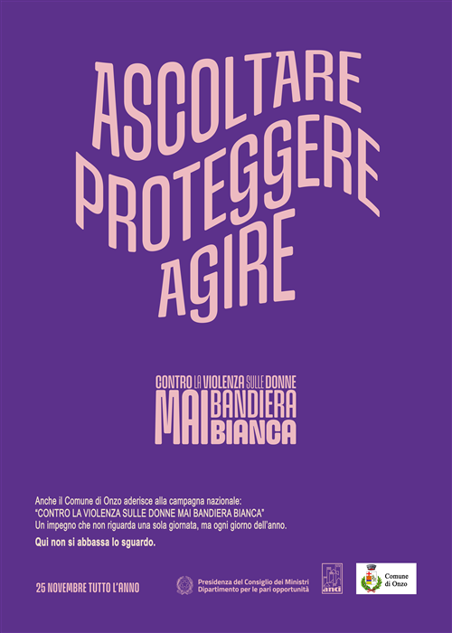 Campagna nazionale "contro la violenza sulle donne - Mai bandiera bianca"